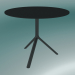 3 डी मॉडल टेबल MIURA (9592-01 (UR90cm), H 73cm, काला, काला) - पूर्वावलोकन