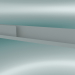 modello 3D Ripiano ripiegato (96x13 cm, grigio) - anteprima