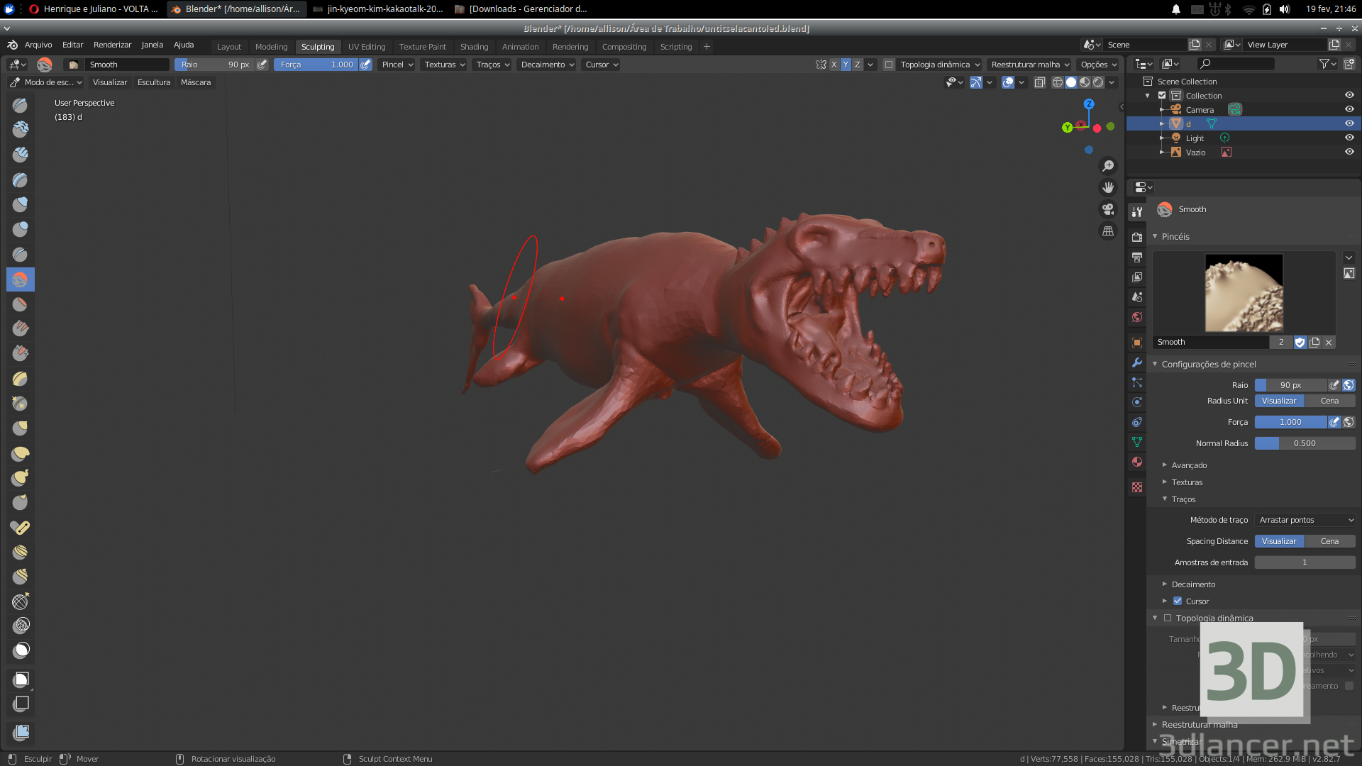 modello 3D di Mostro acquatico ispirato a Mosasaur comprare - rendering
