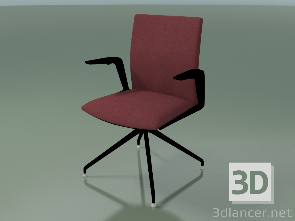 modèle 3D Chaise 4812 (sur un survol, rotative, avec revêtement en tissu, V39) - preview