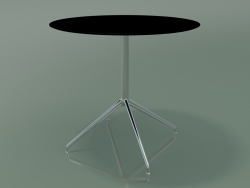 Table ronde 5745 (H 72,5 - Ø79 cm, étalée, Noir, LU1)