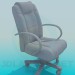 3d model manager's chair - preview