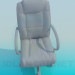 3d model manager's chair - preview