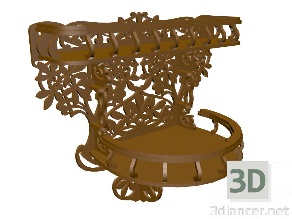 3d model Shelf - preview 3d model Shelf - preview