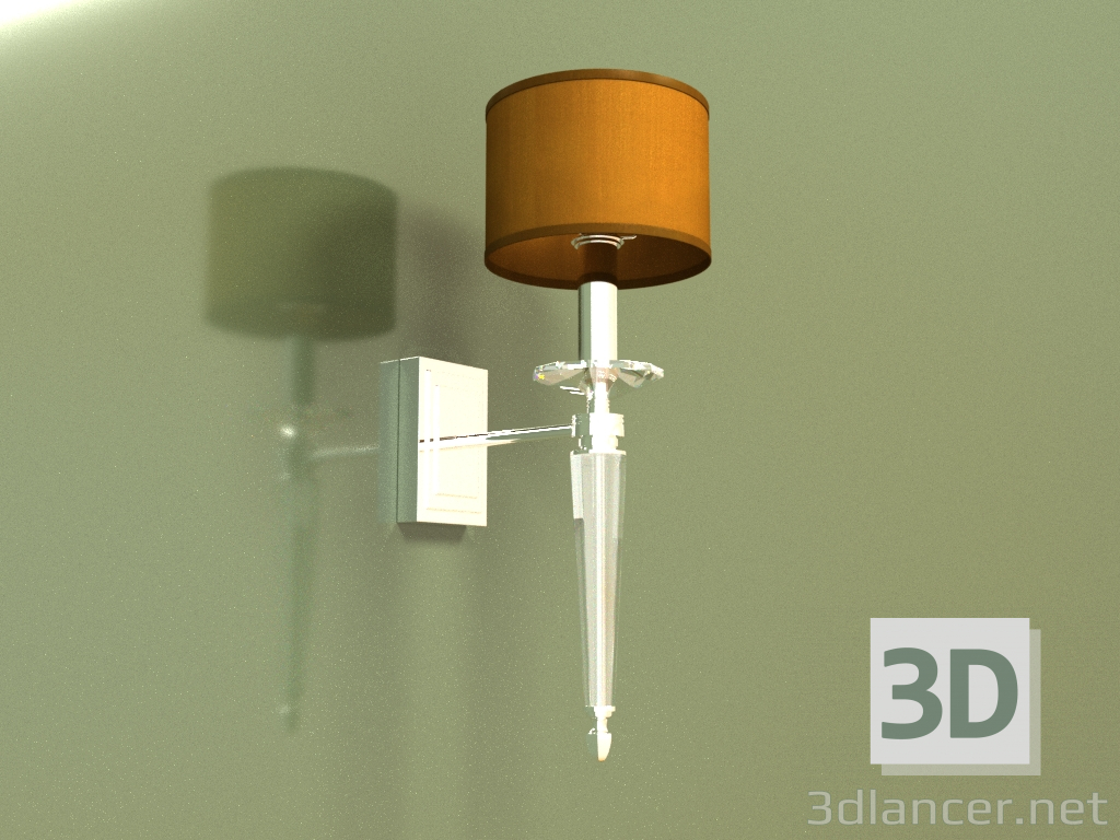 modello 3D Lampada da parete ZOLA ZOL-KD-1 (BNA) - anteprima