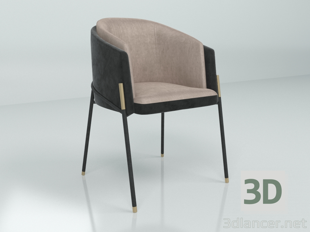 Modelo 3d Cadeira Y016 - preview