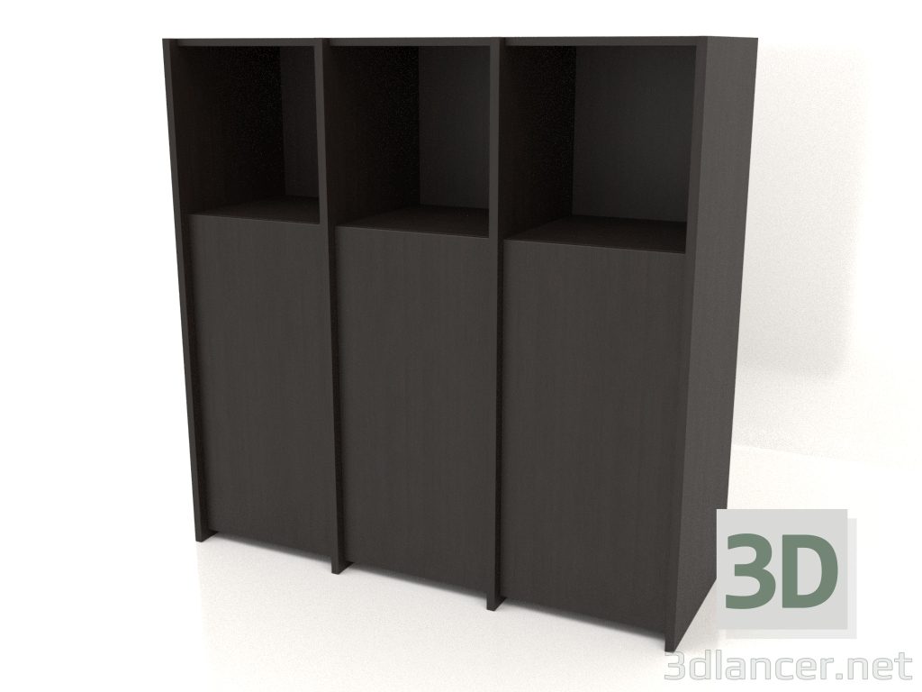 modèle 3D Rack modulaire ST 07 (1152х409х1144, bois brun foncé) - preview