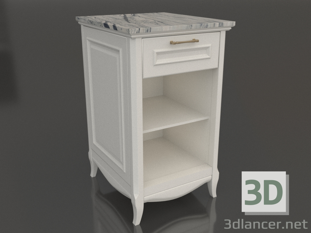 3d model Cabinet with open shelves 2 (Estella) - preview