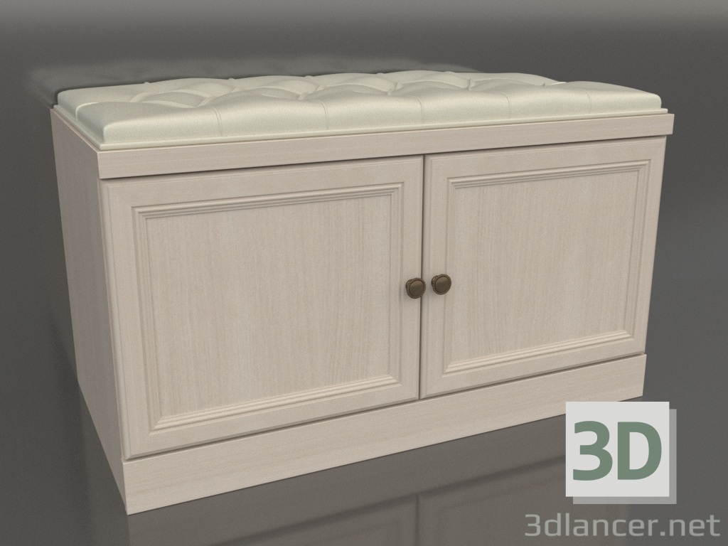 modèle 3D grand meuble à chaussures - preview