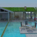 3d модель Дом с бассейном – превью
