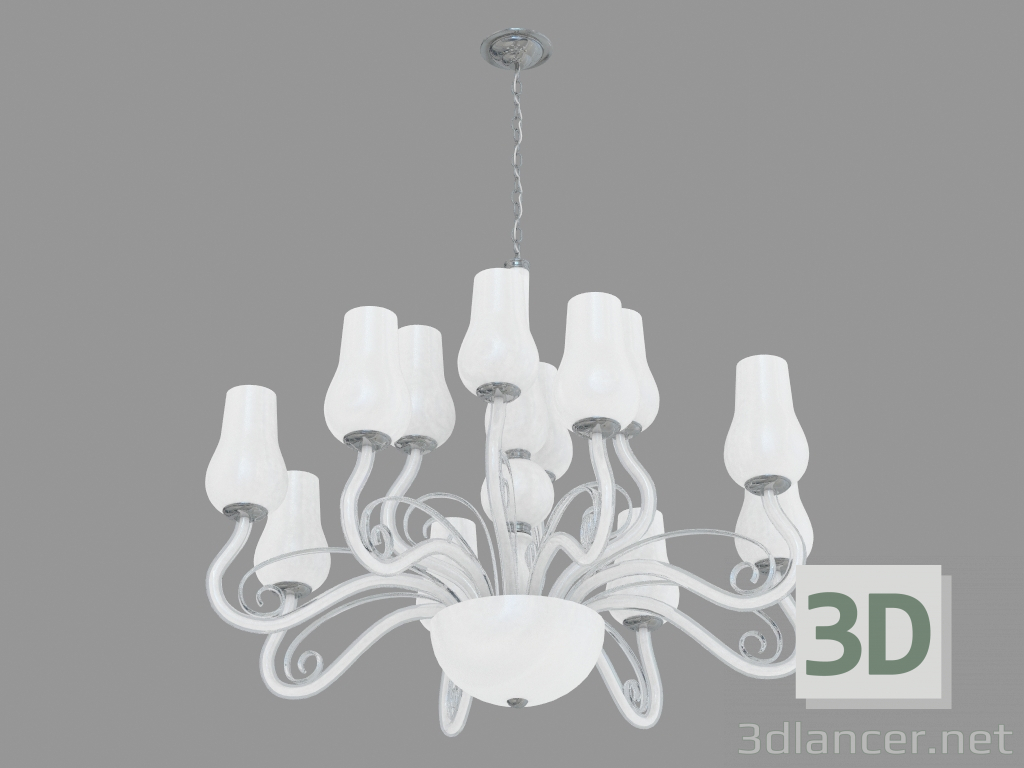 modello 3D Lampadario Ella (483010112) - anteprima