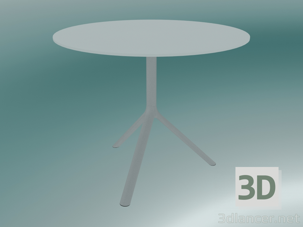 3D modeli Masa MIURA (9592-01 (Ø90cm), H 73cm, beyaz, beyaz) - önizleme