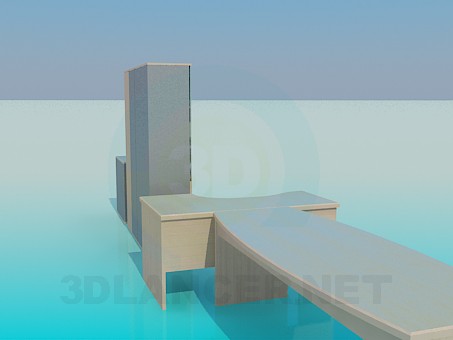 3d model Furniture in the Office - preview 3d model Furniture in the Office - preview