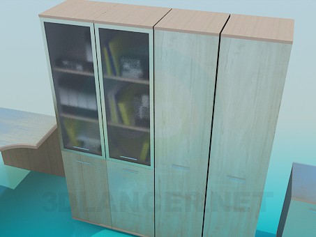 3d model Furniture in the Office - preview 3d model Furniture in the Office - preview