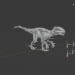 3d Raptor Animation model buy - render