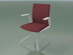 Stuhl 4812 (auf einer Überführung, rotierend, mit Stoffbezug, V12)