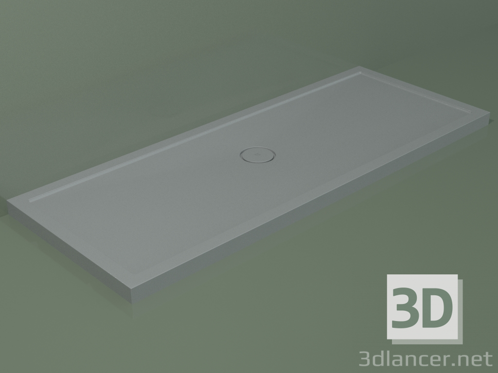 3D modeli Duş teknesi Medio (30UM0114, Gümüş Gri C35, 180x70 cm) - önizleme