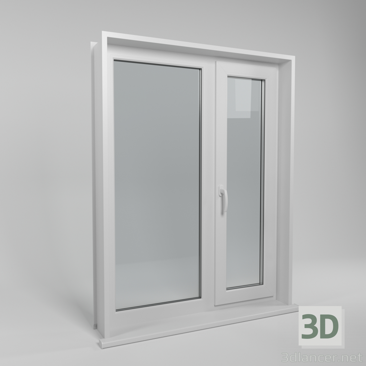 3 डी खिड़की - खिड़की मॉडल खरीद - रेंडर