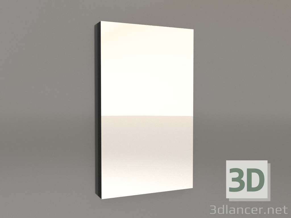 3D Modell Spiegel ZL 11 (450x750, Holz schwarz) - Vorschau