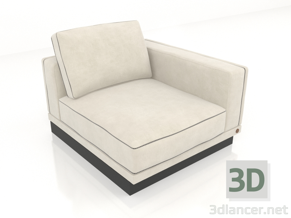 modèle 3D Canapé modulable (S552) - preview