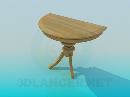 3d model Parietal table - preview 3d model Parietal table - preview