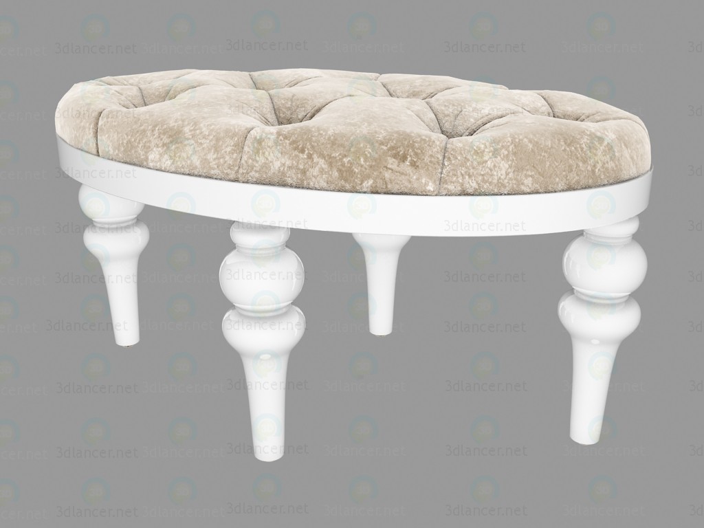 3d model Ottoman - preview