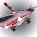 3d model Space fighter "Akulka" - preview