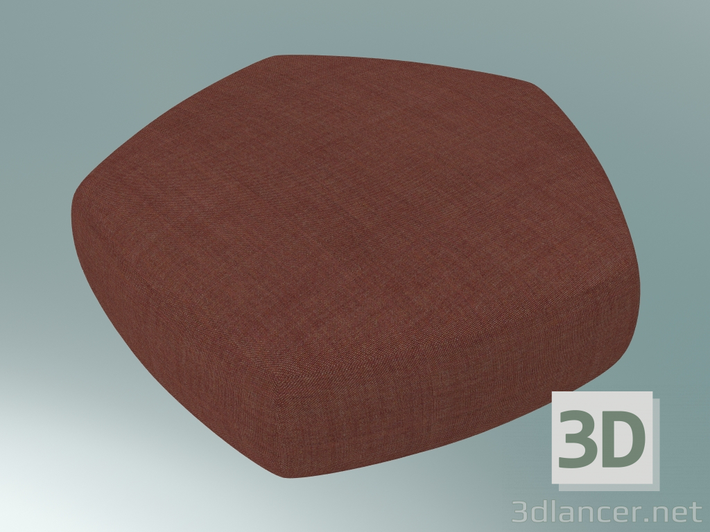 modello 3D Pouf Five (Extra Large, Remix 632) - anteprima