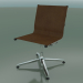 3D Modell Drehstuhl auf 4 Beinen mit Lederbezug (1201) - Vorschau