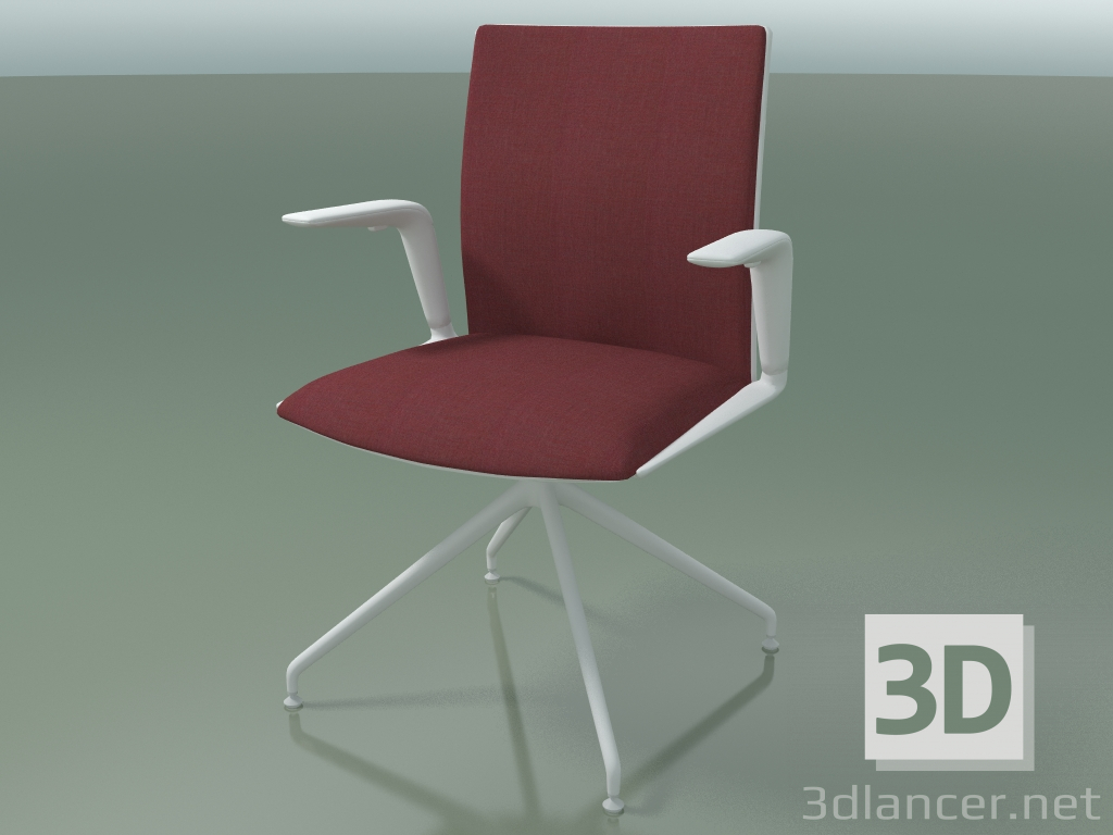 modèle 3D Chaise 4806 (sur un survol, pivotante, avec garniture avant, V12) - preview