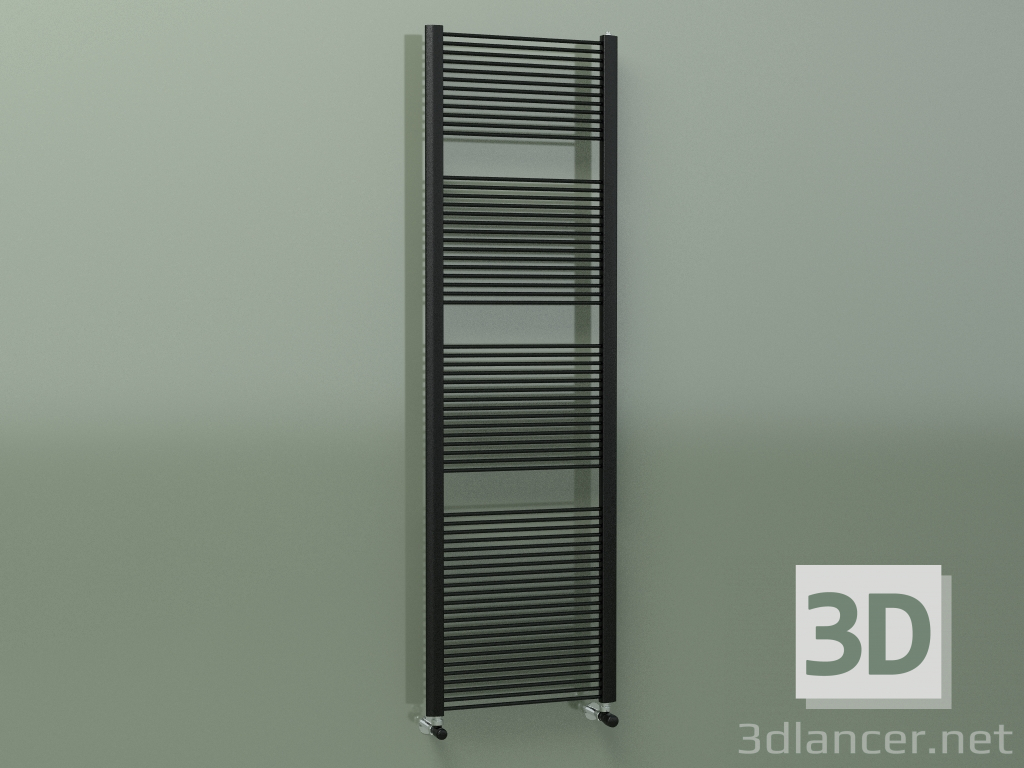 modello 3D Porta asciugamani FILO (1709x516, Nero - RAL 9005) - anteprima