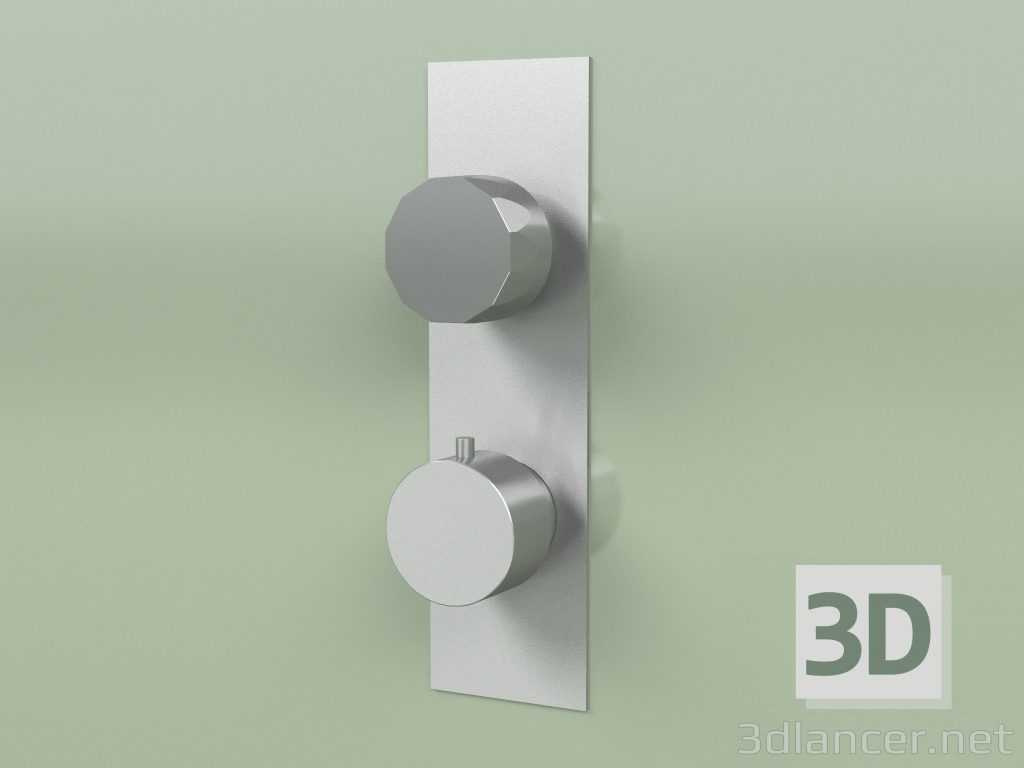 3D modeli 1 kesme vanalı termostatik karıştırıcı seti (15 88 0, AS) - önizleme