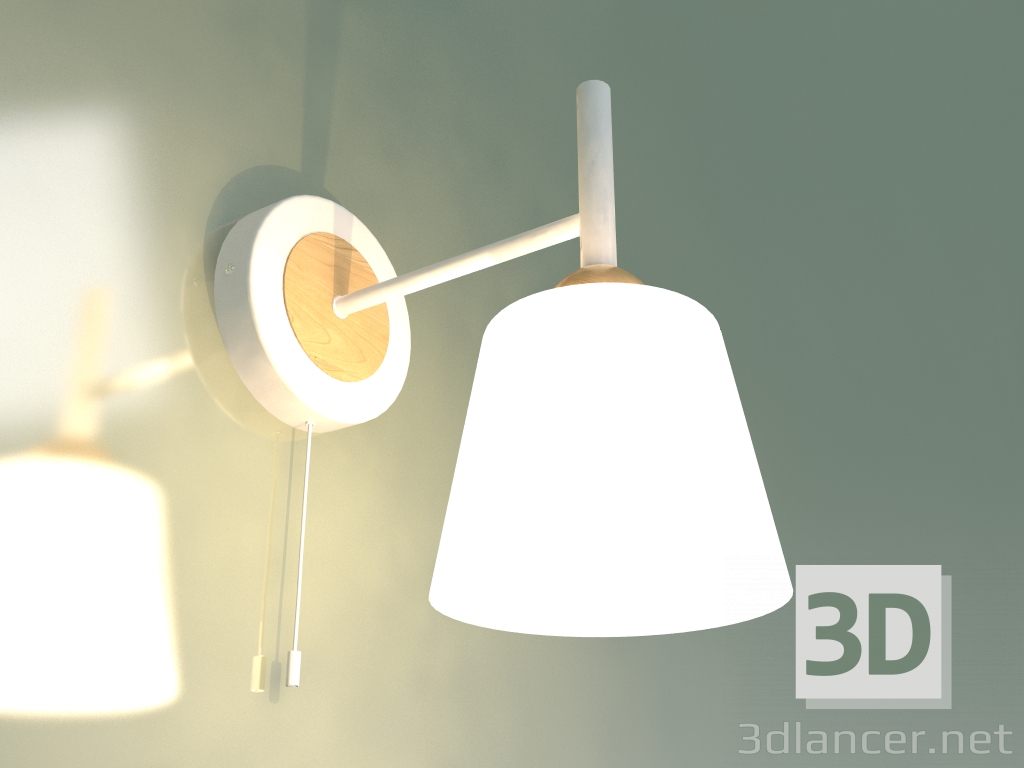 3d model Sconce 70085-1 (white) - preview