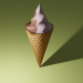3D tatlı dondurma modeli satın - render