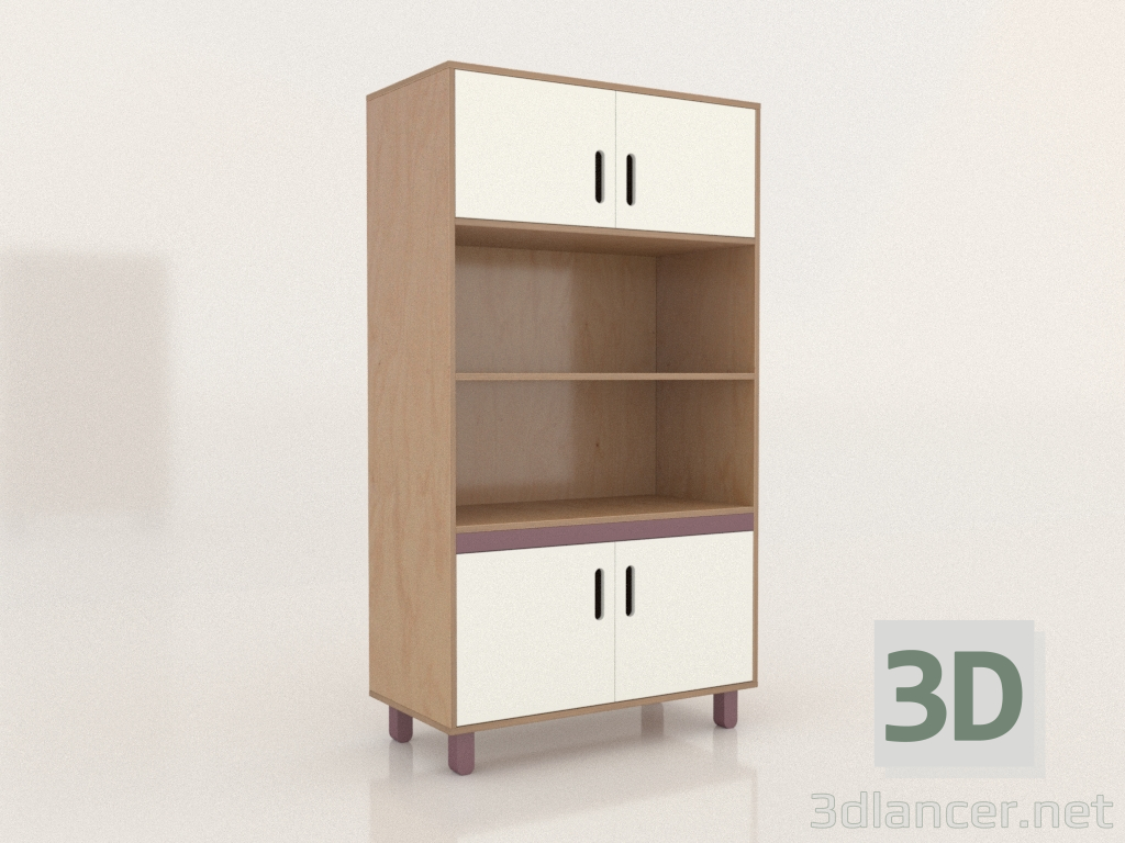 3d model Bookcase TUNE V (WXTVAA) - preview