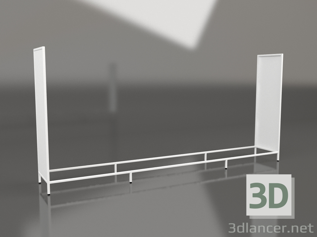 3d model Isla V1 (alta) por 60 cuadro 7 (blanco) - vista previa