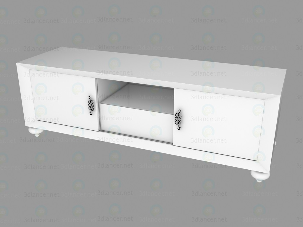 3D Modell TV-Schrank - Vorschau