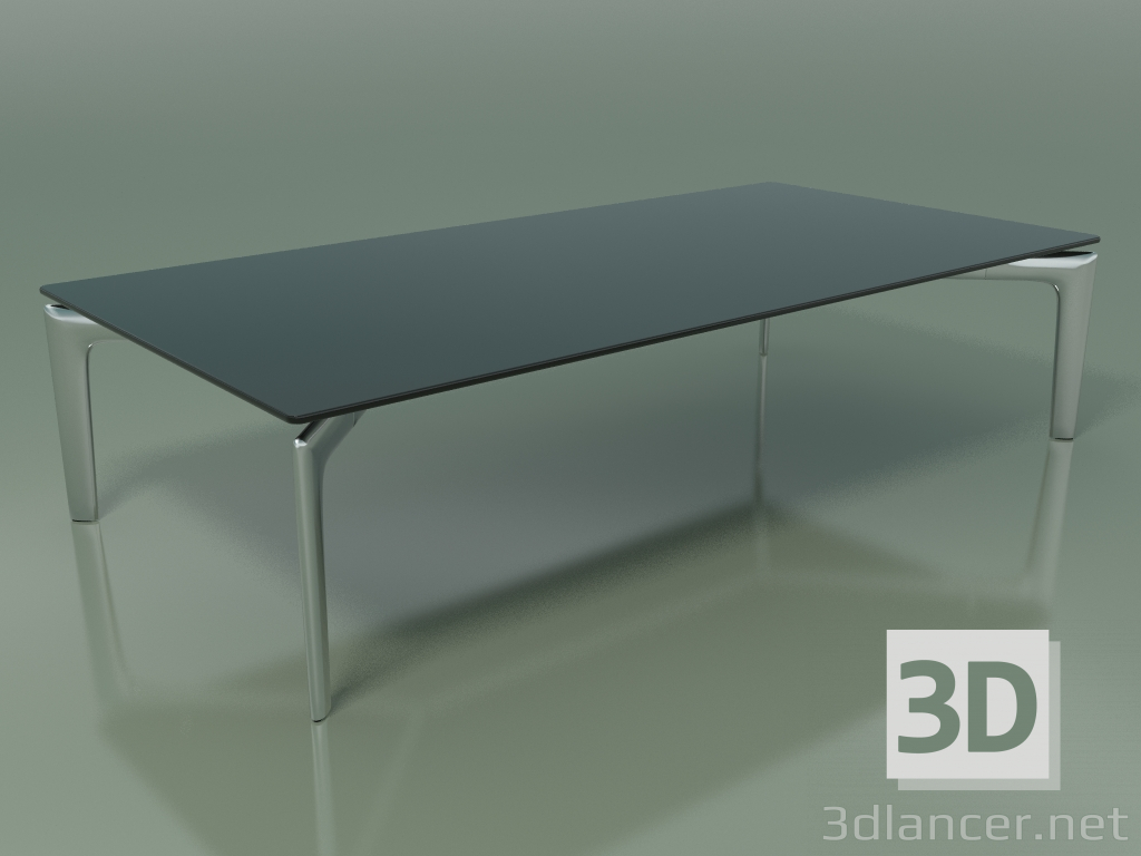 modello 3D Tavolo rettangolare 6714 (H 28.5 - 120x60 cm, vetro fumé, LU1) - anteprima