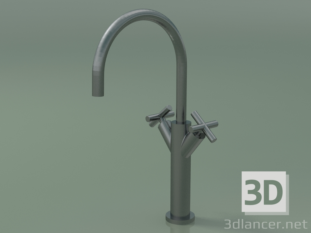 3D Modell Waschbecken Wasserhahn, hoch (22 534 892-99) - Vorschau