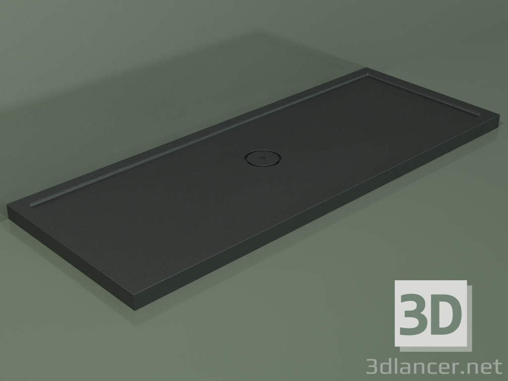 modello 3D Piatto doccia Medio (30UM0114, Deep Nocturne C38, 180x70 cm) - anteprima
