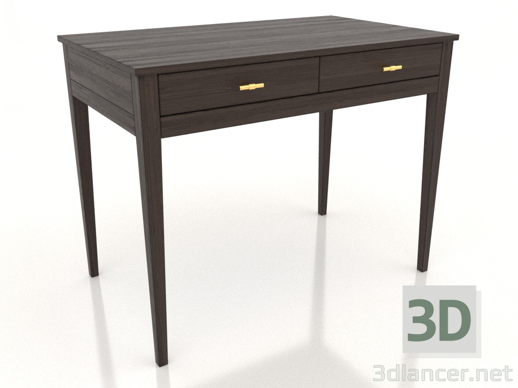 3d model Escritorio 2 1000x600 mm (nogal fresno) - vista previa