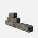3d Old dirty bricks wall 2 model buy - render 3d Old dirty bricks wall 2 model buy - render