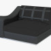 modello 3D L'elemento finale del divano Golden (123) - anteprima