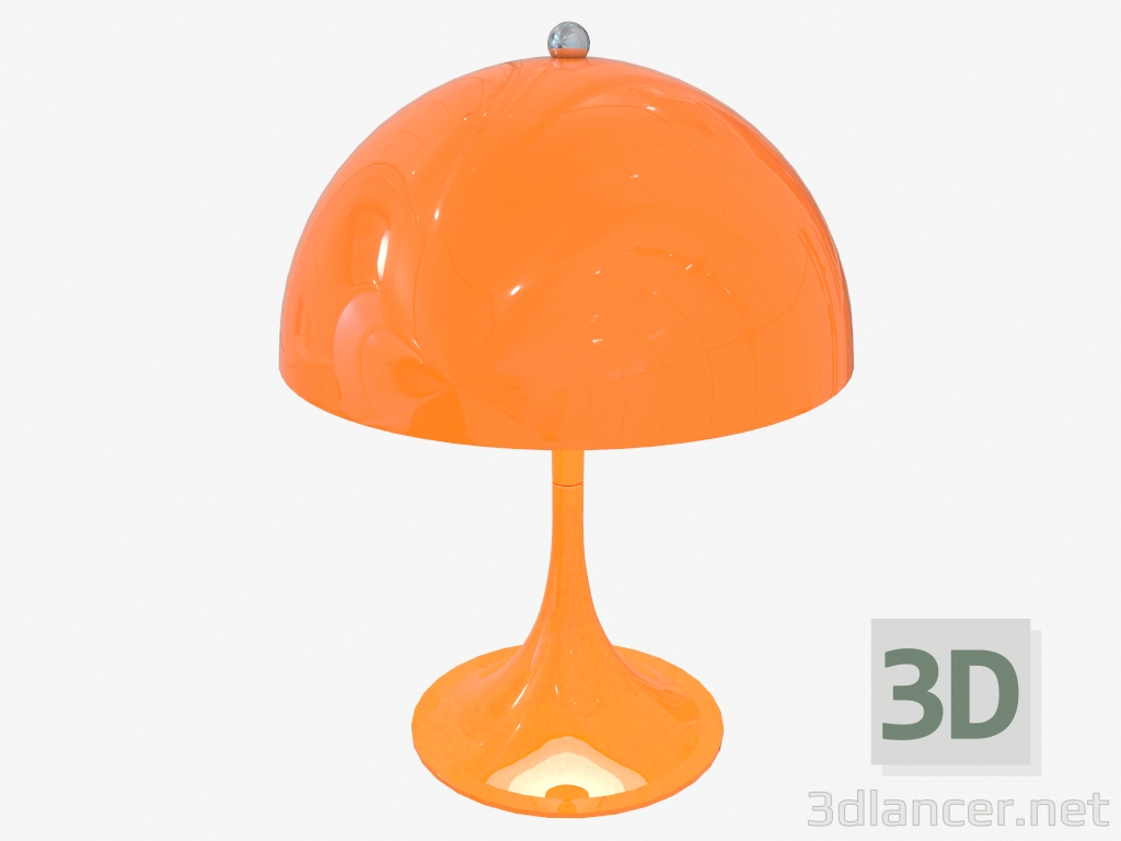 3D Modell Tischlampe PANTHELLA MINI (orange) - Vorschau