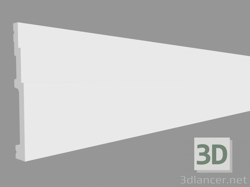 3d model Plinth SX180 - High Line (200 x 12 x 1.6 cm) - vista previa