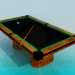 3D modeli Bilardo masası - önizleme