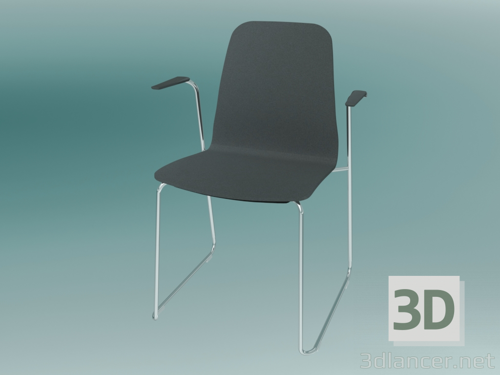 3d model Visitor Chair (K11V3 2P) - preview