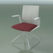 3d model Chair 4800 (on a flyover, rotating, with upholstery - fabric and mesh, V12) - preview