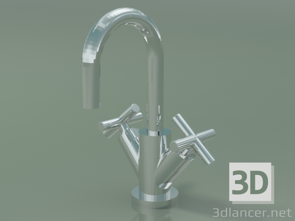3d model Mixer with two handles (22 302 892-000010) - preview