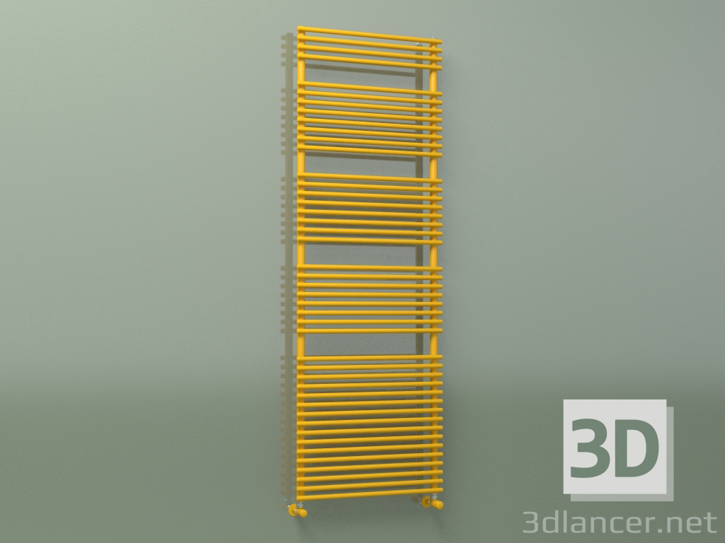 3d model Towel rail FLAUTO (1762x606, Melon yellow - RAL 1028) - preview